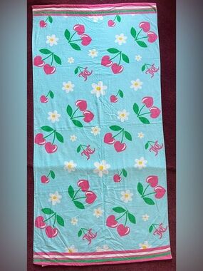 Juicy Couture Cherry Hearts and Daises Beach Towel